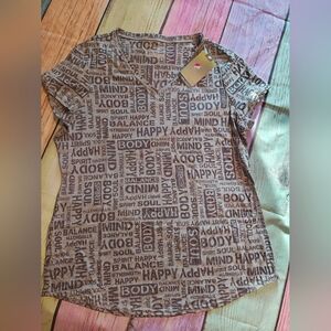 Large Tek Gear Gray Graphic Tee #0418